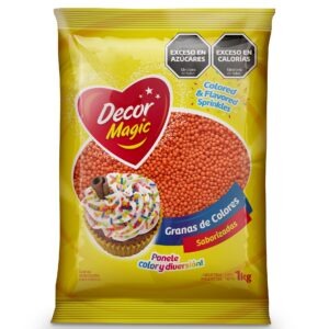 GRAGEAS Nº3 DECOR MAGIC NARANJA X 1KG