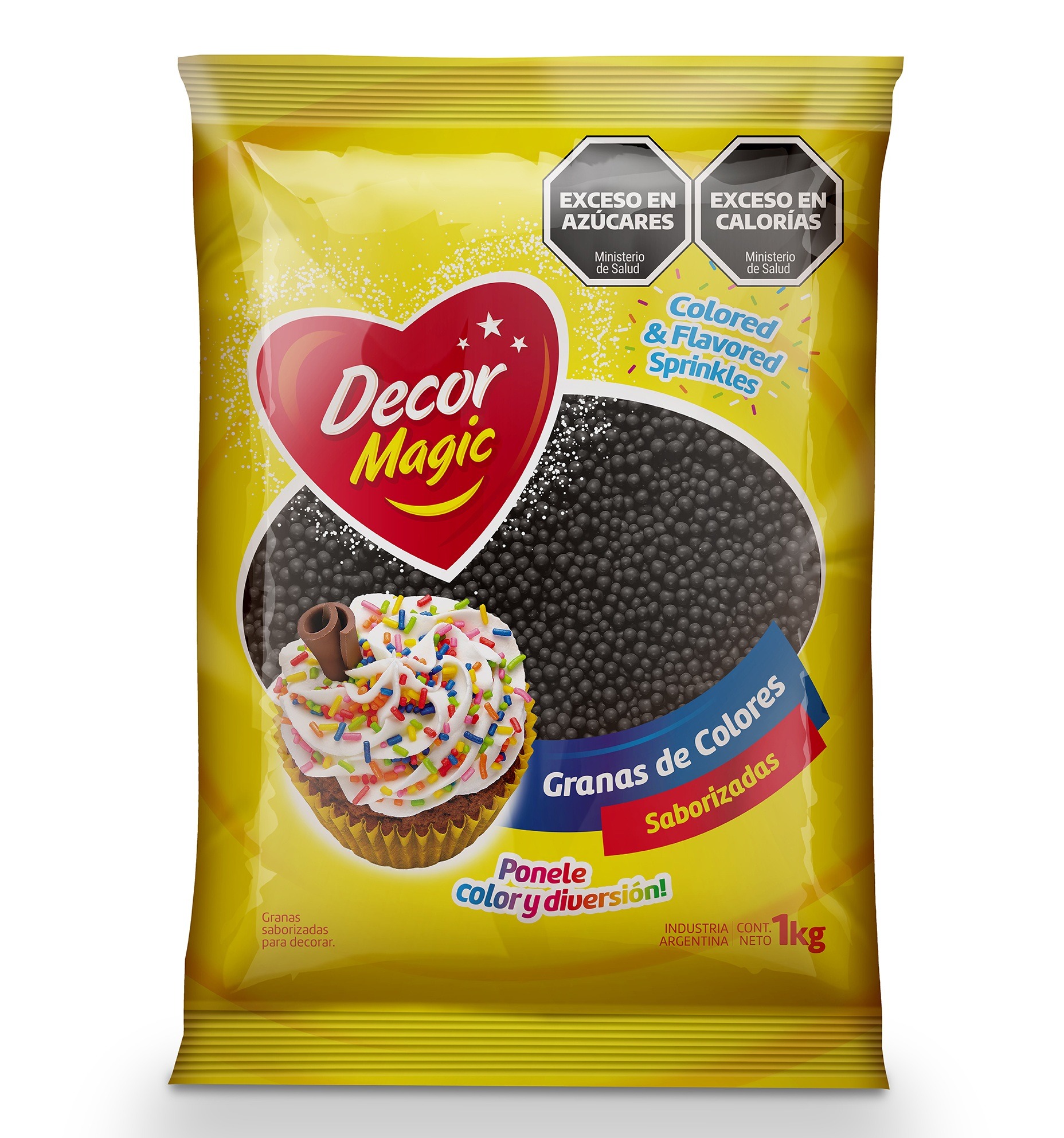 GRAGEAS Nº3 DECOR MAGIC NEGRO X 1KG