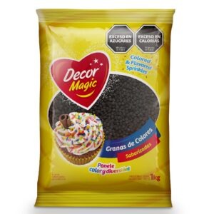 GRANAS FORMA CIRCULO DECOR MAGIC NEGRO X 1KG