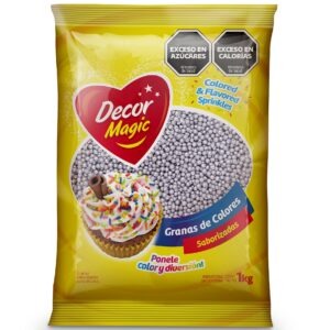 GRAGEAS Nº4 DECOR MAGIC PLATA X 1KG