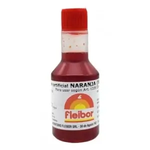 COLORANTE FLEIBOR LIQUIDO NARANJA X 30CC