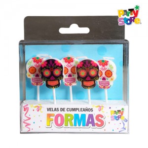 VELAS FORMAS - SET CALACAS x 5 unidades
