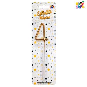 NUMERO ESTRELLITA MAGICA® DORADA 4