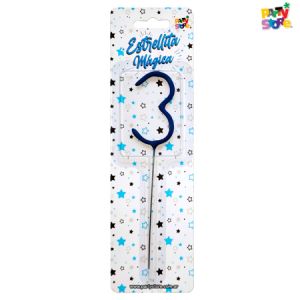 NUMERO ESTRELLITA MAGICA® CELESTE 3
