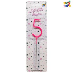 NUMERO ESTRELLITA MAGICA® ROSA 5