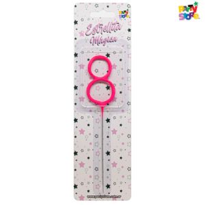 NUMERO ESTRELLITA MAGICA® ROSA 8