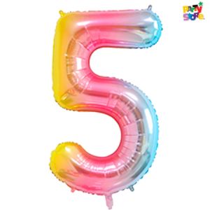 GLOBO METALIZADO CHICO MULTICOLOR 5