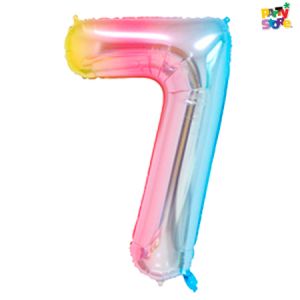 GLOBO METALIZADO CHICO MULTICOLOR 7