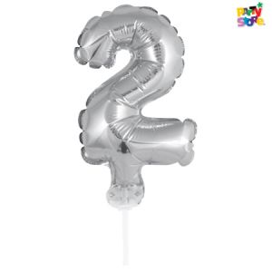 MINI GLOBO METALIZADO NUMERO 2