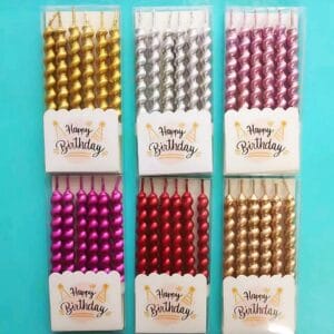 VELAS RETORCIDAS X6UN