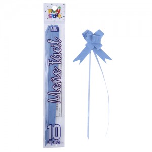MOÑO FACIL MINI CELESTE PASTEL x 10un.