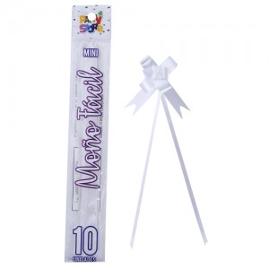 MOÑO FACIL MINI BLANCO x 10un.