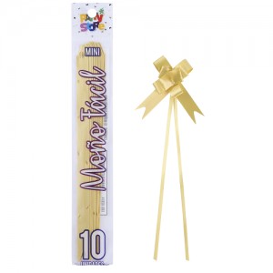 MOÑO FACIL MINI DORADO x 10un.