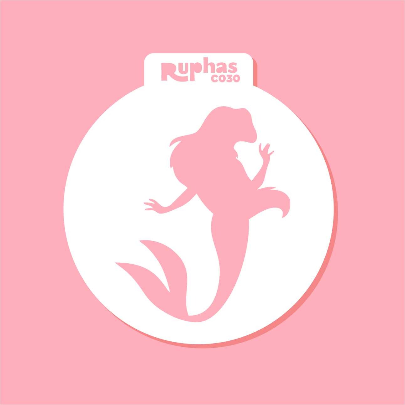 Stencil C030 Ariel Cupcakes