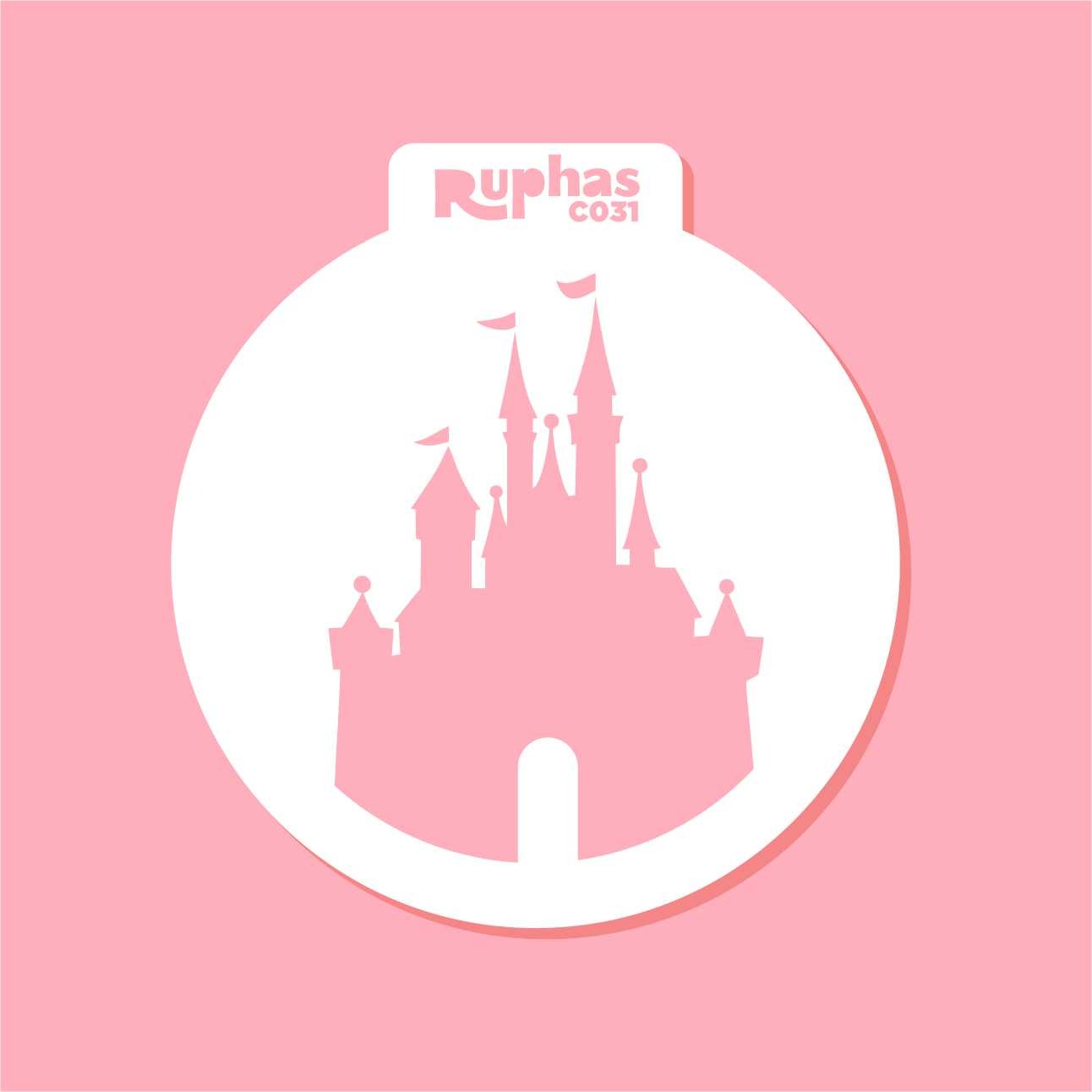 Stencil C031 Castillo Disney Cupcakes