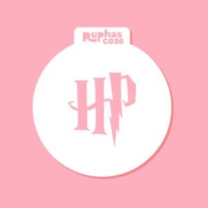 Stencil C036 Logo Harry Potter Cupcakes