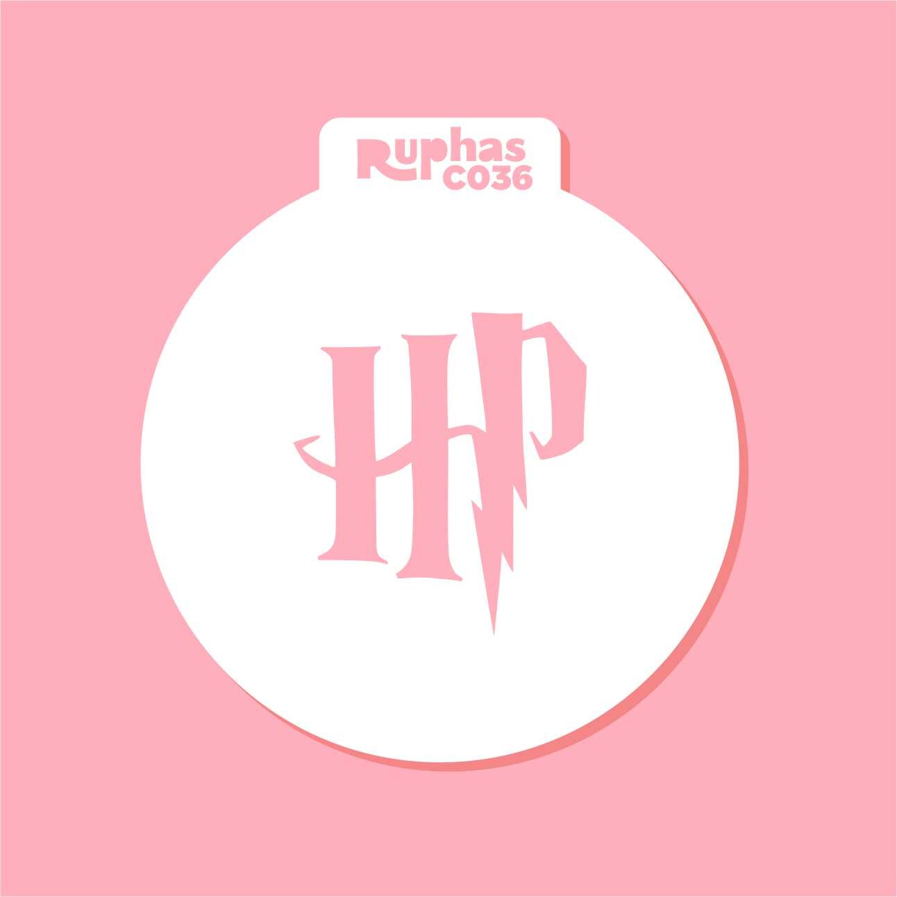 Stencil C036 Logo Harry Potter Cupcakes