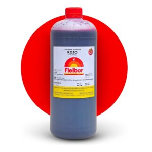 COLORANTE FLEIBOR LIQUIDO ROJO X 1LT