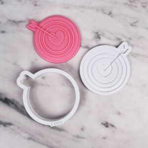 Molde (Sello) Plástico para Estampado Multicapa Diana Corazón F009