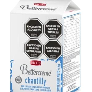 BETTERCREME RICHS CHANTILLY NATA X 4KG