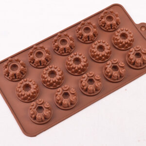 MOLDE SILICONA p/15 BOMBONES TORTITAS (CS2)