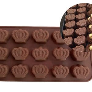 MOLDE SILICONA BOMBONES 15 CORONAS