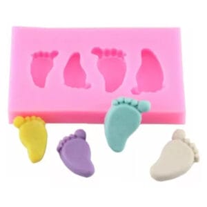 MOLDE SILICONA 4 PIECITOS