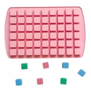 MOLDE SILICONA 54 CUADRADITOS LISOS