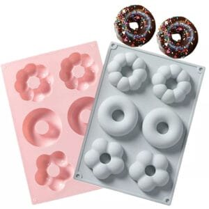 MOLDE SILICONA 6 DONAS DECORADAS