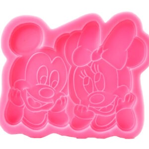 MOLDE SILICONA MICKEY Y MINNIE