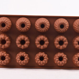 MOLDE SILICONA 15 BOMBONES MINI SAVARINES