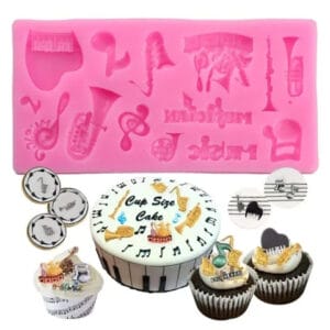 MOLDE SILICONA INSTRUMENTOS MUSICALES