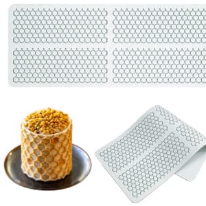 MOLDE SILICONA DECORACION 4 PANAL