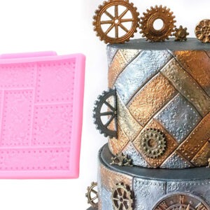 MOLDE SILICONA ROSA PLANCHAS DE HIERRO