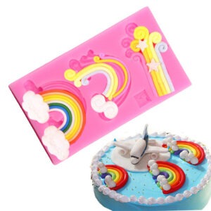 MOLDE SILICONA 3 ARCO IRIS