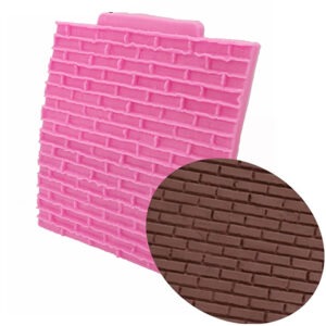 MOLDE SILICONA TEXTURA PARED LADRILLOS