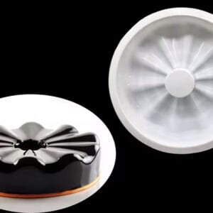 MOLDE SILICONA TORTERA ONDULADA