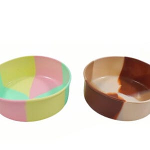 MOLDE SILICONA TRICOLOR TORTERA CHICA 14cm