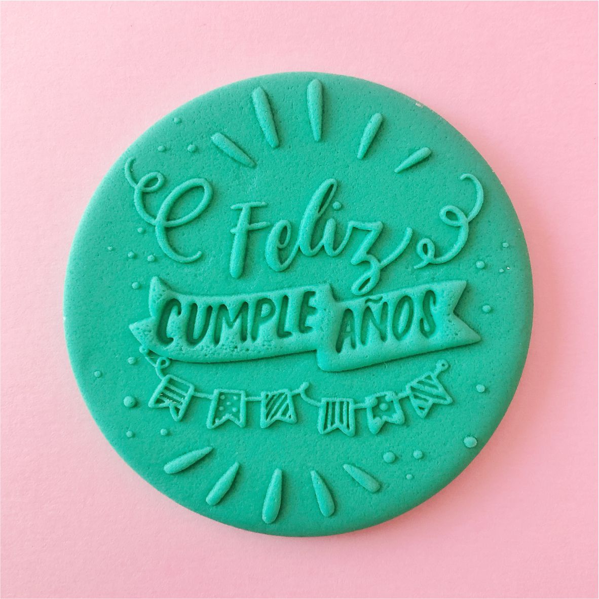 Sello “Feliz Cumpleaños” Banderín S007