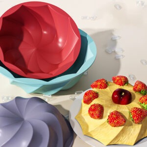 MOLDE SILICONA TORTERA REMOLINO (10D10)