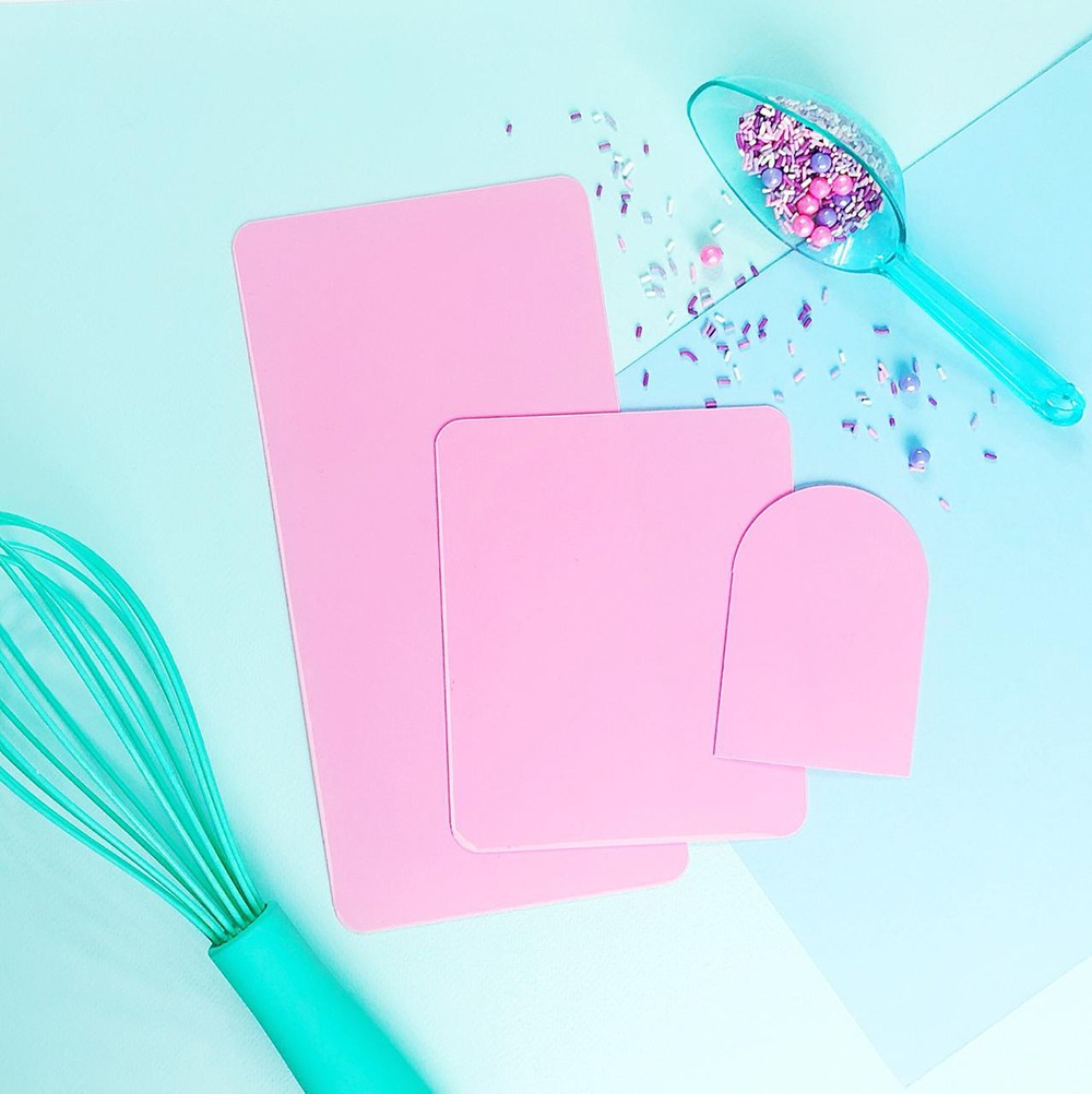 Fratachos Flexibles para Alisado de tortas. Kit por 3 unidades RUPHAS