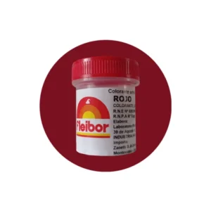 COLORANTE FLEIBOR LIPOSOLUBLE X 5GR ROJO