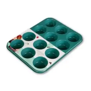 Placa Isa 12 Cupcakes Petróleo Wilton