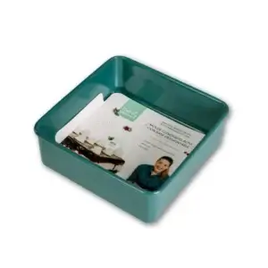 Molde Isa Cuadrado Desmontable 21 Cm Petróleo Wilton