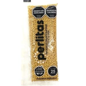 MICRO PERLITAS PASTELAR DORADAS X 25GR